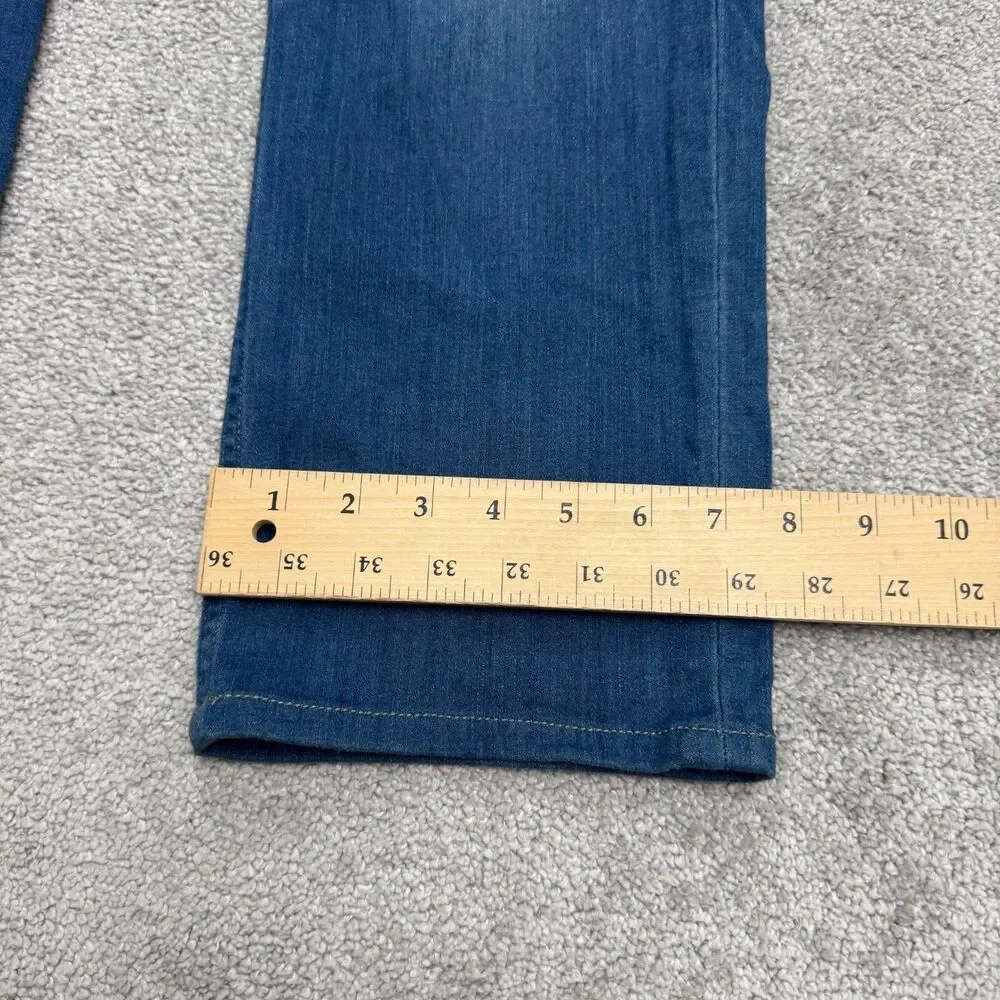 Paige Federal Hammonds Straight Slim Denim Jeans Men 34 Blue Medium Wash Stretch